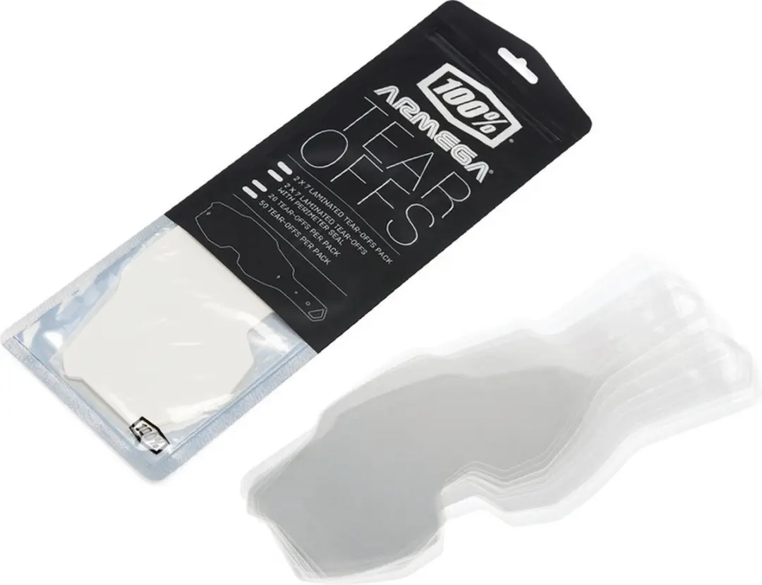 100% Armega Goggles Standard Tear-Offs Pack