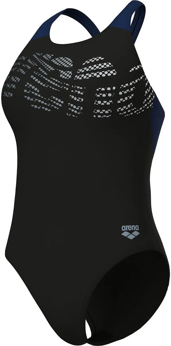 Arena Flowing Badpak Dames - Zwart / Marine | Maat: 42