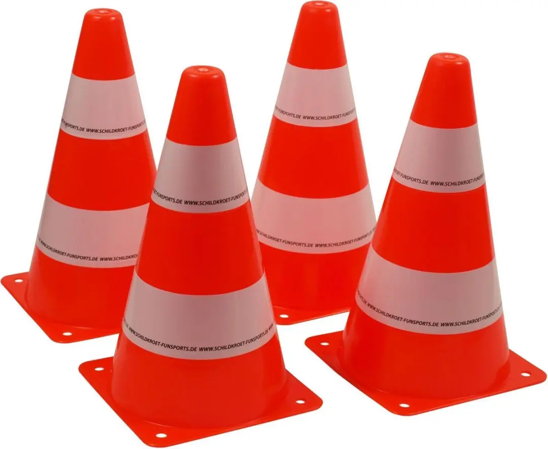 Donic Schildkröt Pionnen 23 Cm Oranje 4 Stuks