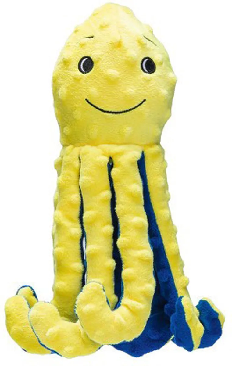 Beeztees Hondenspeelgoed Octopus Amy Geel 25cm