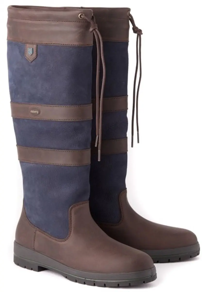 Dubarry Galway Dames Laarzen - Blauw/Bruin - 38 - afbeelding 2 van 6