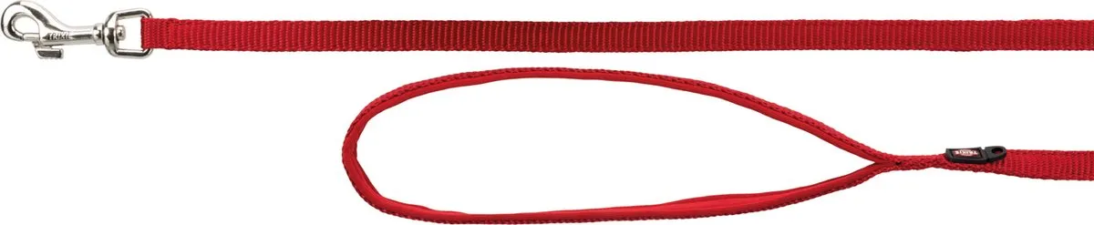 Trixie Premium Hondenriem Rood 100x2,5cm - afbeelding 2 van 4