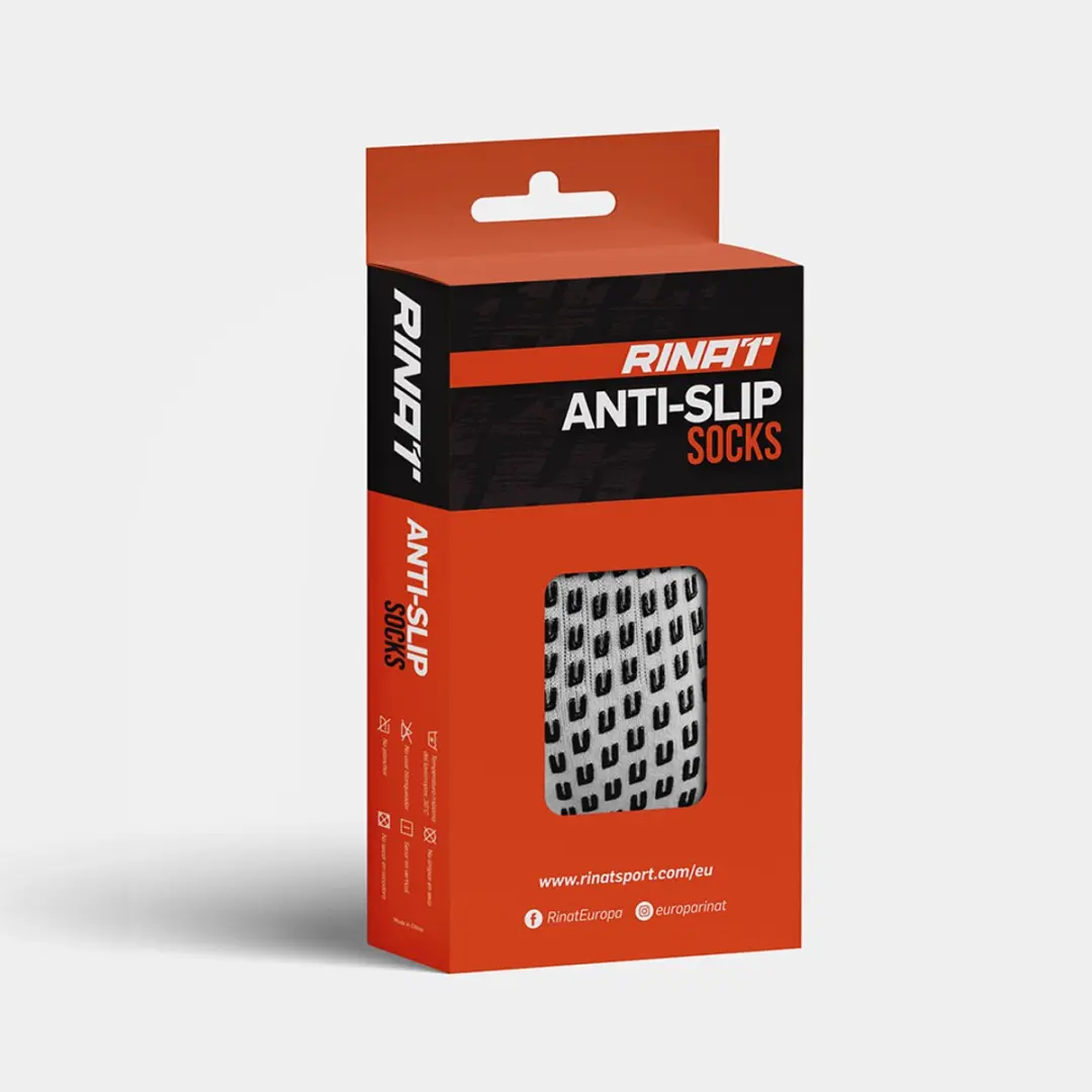 Rinat Antislip Lange Sokken Heren - Wit - EU 42-47 - afbeelding 5 van 6