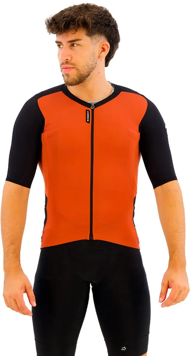 Assos Tactica T5 Korte Mouw Wielertrui Bruin 2XL Man