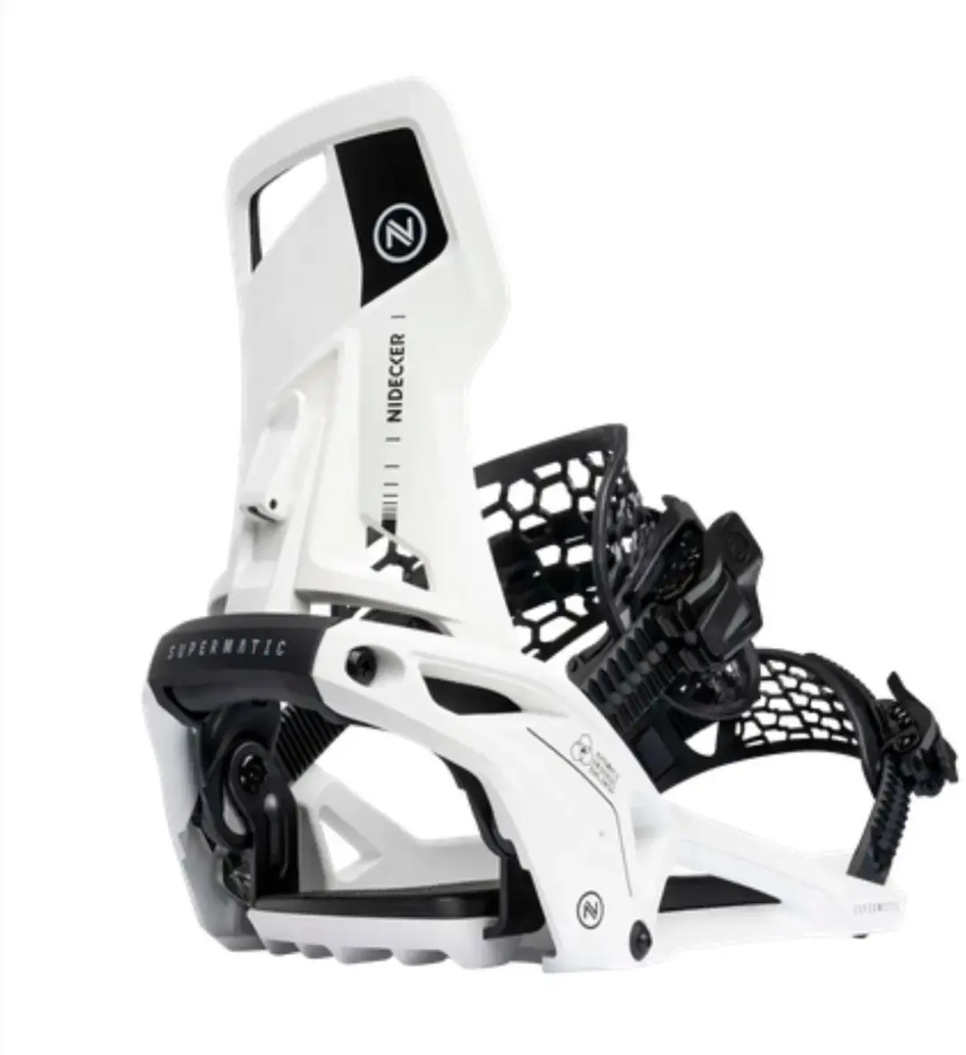 Nidecker OG Supermatic 25/28 Snowboardbindingen Wit L