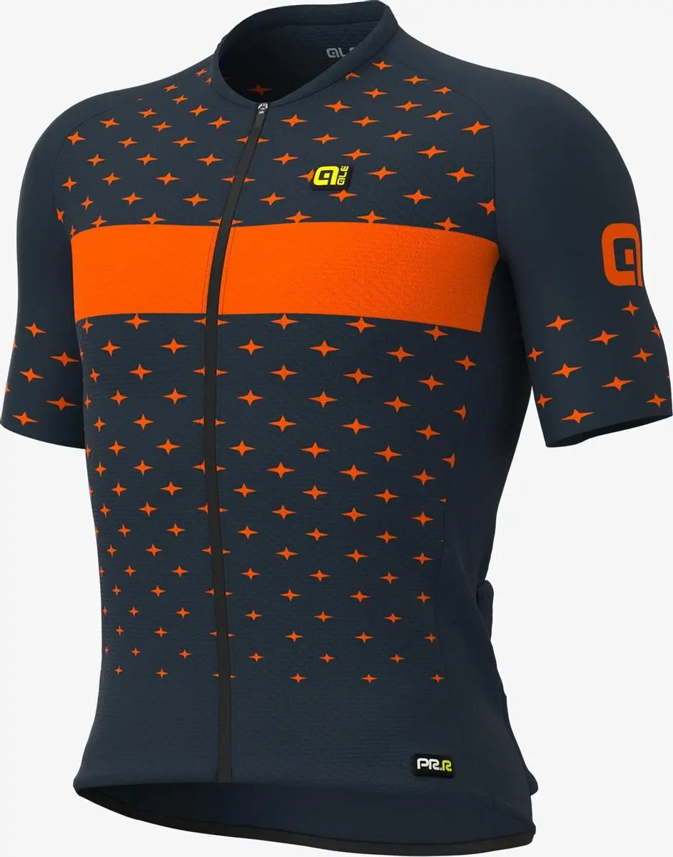 Ale Short Sleeve Jersey Graphics PRR Stars Grey-Orange M