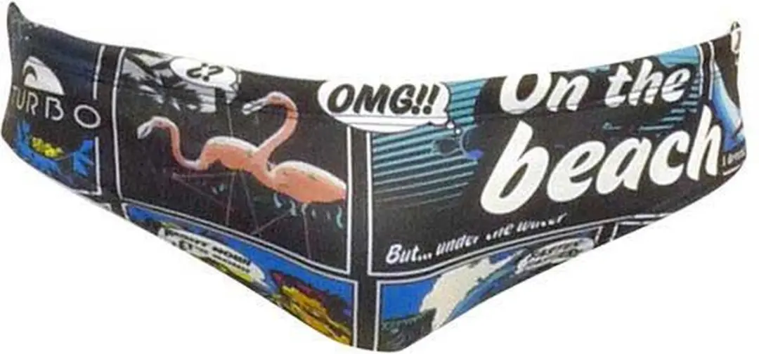 Turbo New Comic Zwemslip Veelkleurig 2XL Man