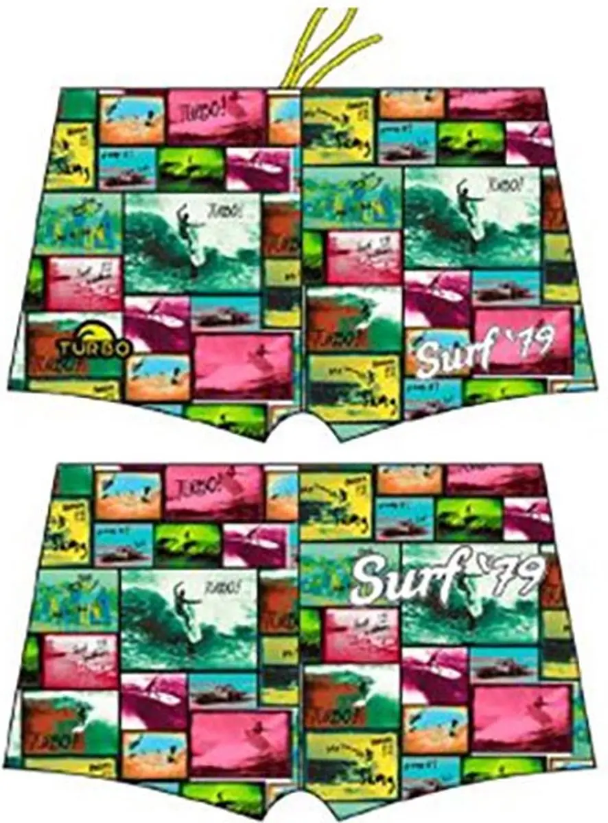 Turbo Surf 79 Zwemboxer Zwart 5XL Man