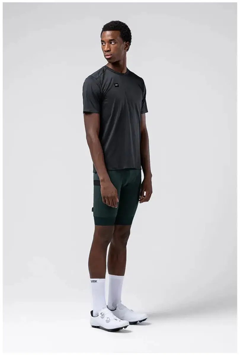 Gobik Tech Solid T-shirt Met Korte Mouwen Grijs L Man