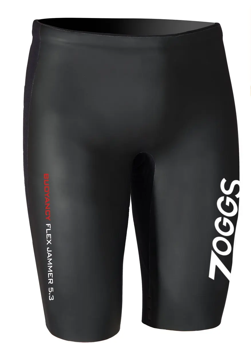 Zoggs Buoyancy Flex 5.3 Jammer Shorty Wetsuit - Zwart/Rood - afbeelding 6 van 6