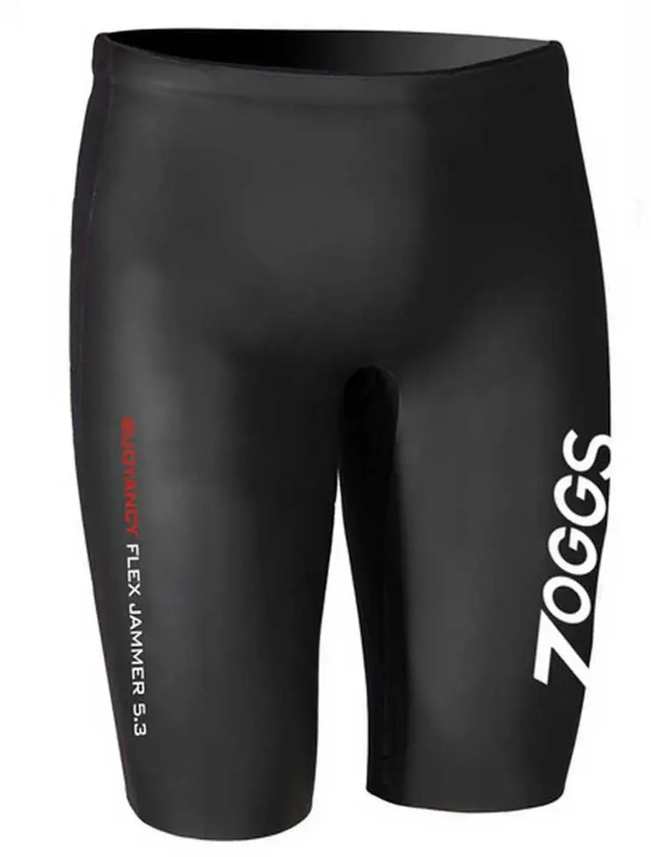 Zoggs Buoyancy Flex 5.3 Jammer Shorty Wetsuit - Zwart/Rood - afbeelding 2 van 6