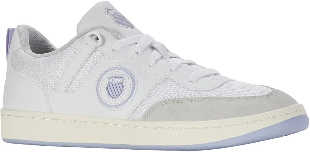 K-Swiss K-Varsity Damestrainers - Wit/Leer - afbeelding 2 van 2