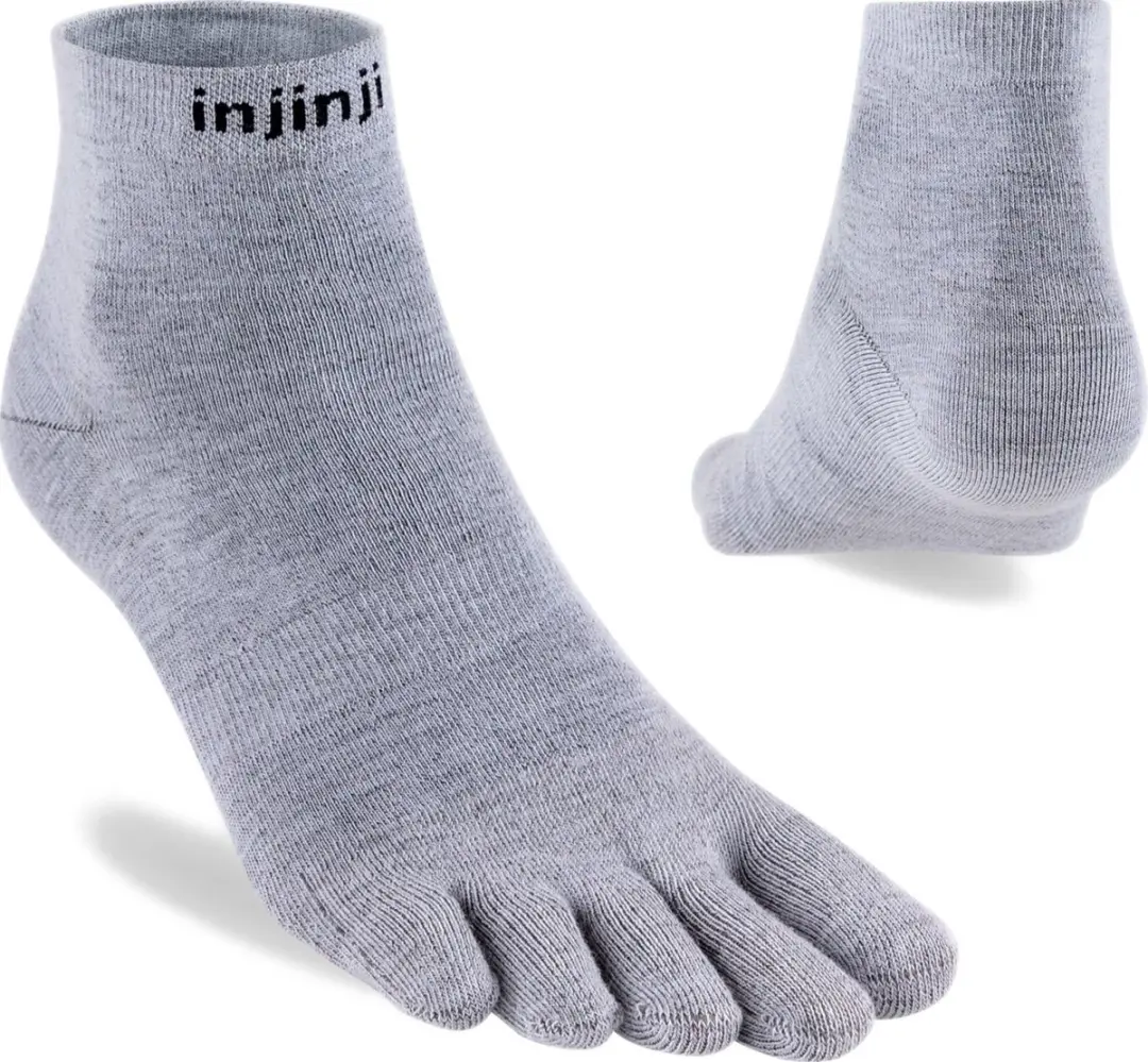 Injinji Liner Mini Crew Teensokken - Grijs - afbeelding 4 van 5