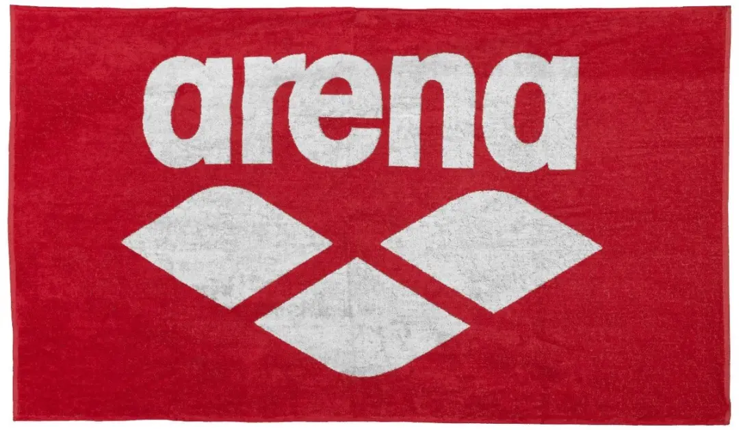 ARENA | Pool Soft Towel red-white