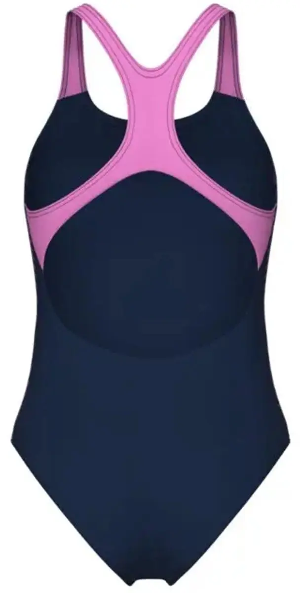 Arena Lily Pro Back LB Dames Zwempak - Blauw/Roze - afbeelding 2 van 6