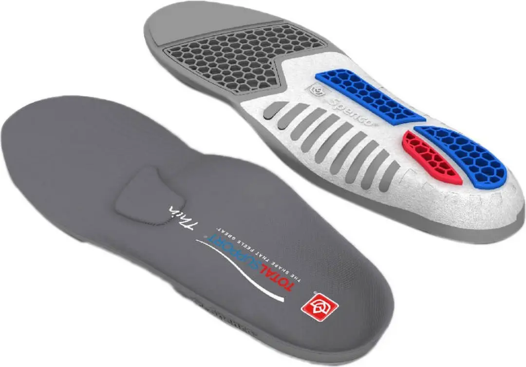 Spenco Total Support Thin Binnenzool Grijs EU 42-44