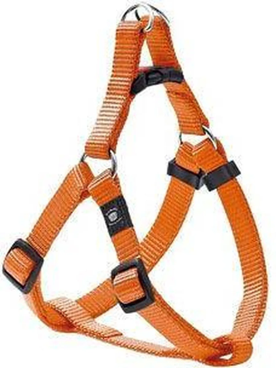 Flamingo Ziggi Step&go Hondenharnas - Oranje XS 20-35cm