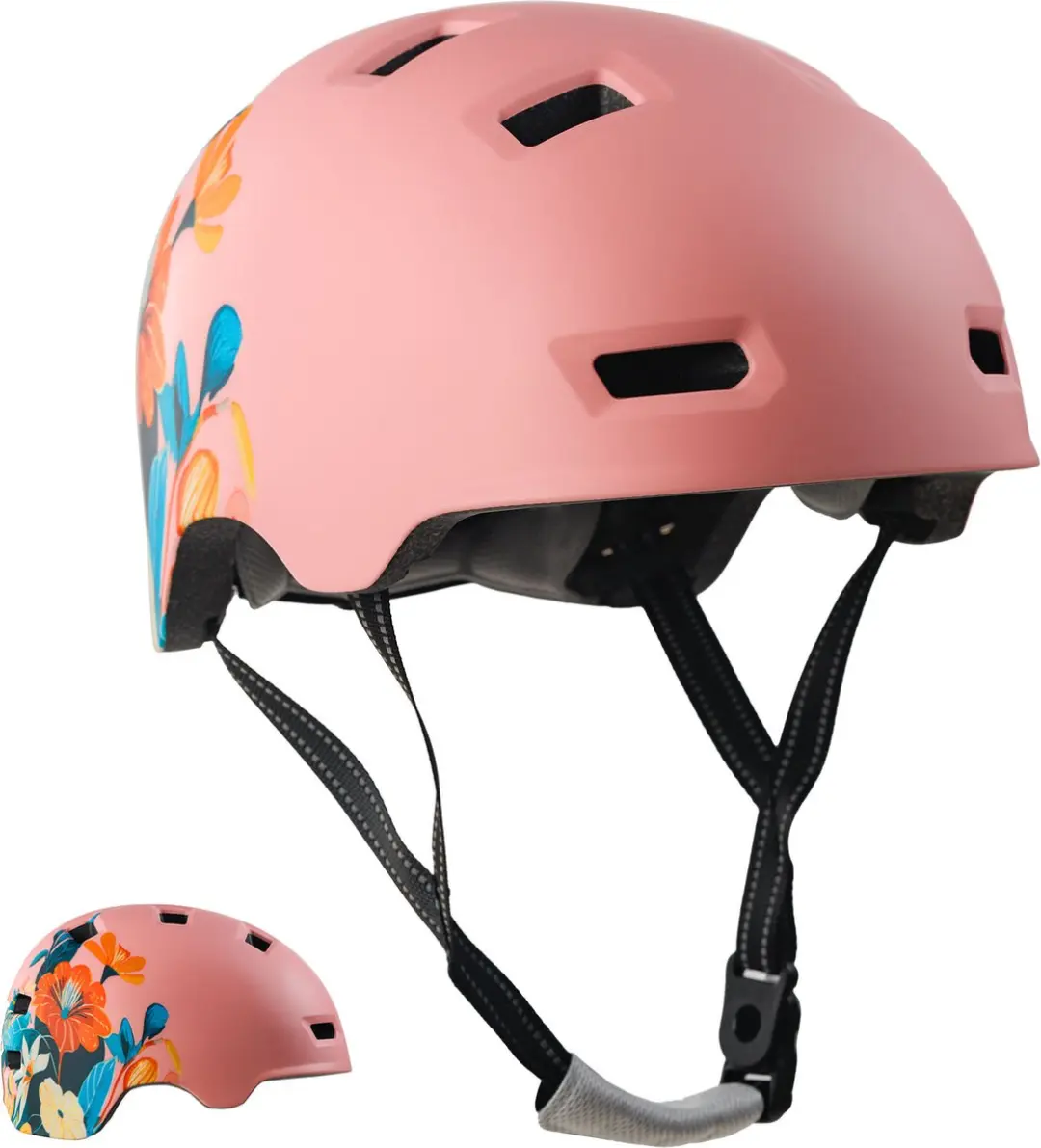 Crazy Safety Rampage Flower Fietshelm