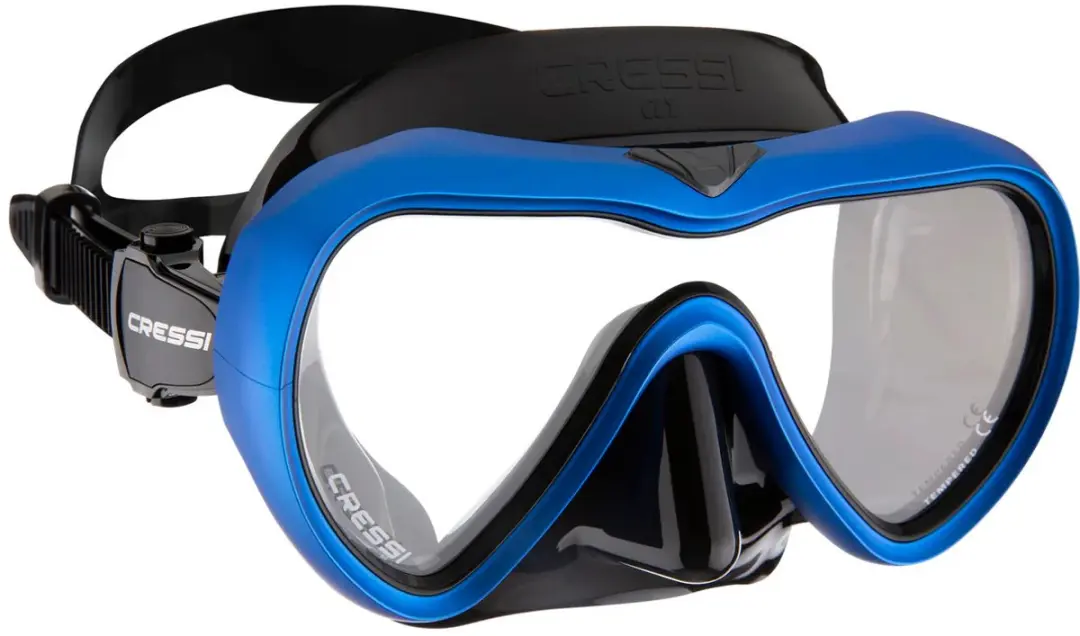 Cressi A1 Anti-Fog Duikbril - Zwart-Geel - afbeelding 3 van 4