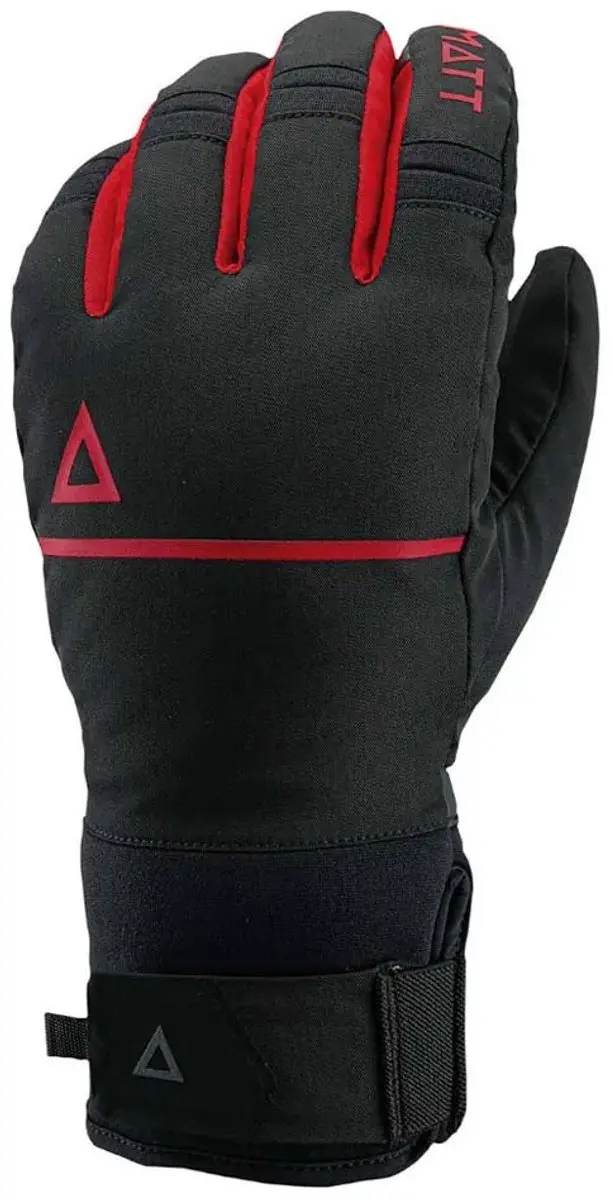 Matt Nil Skihandschoenen - S - Rood - afbeelding 2 van 2