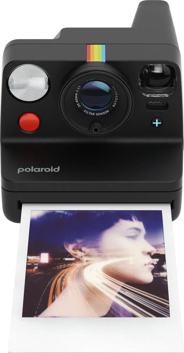 Polaroid Now+ Gen 3 Black - Color Film Bundle - met 8 foto's