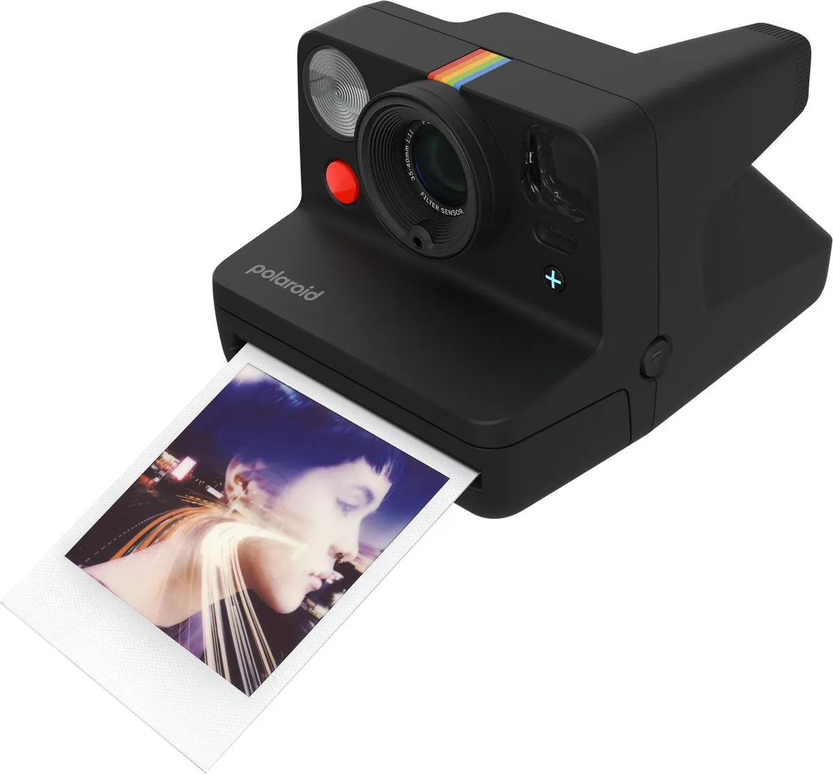Polaroid Now+ Gen 3 Black - Color Film Bundle - met 8 foto's