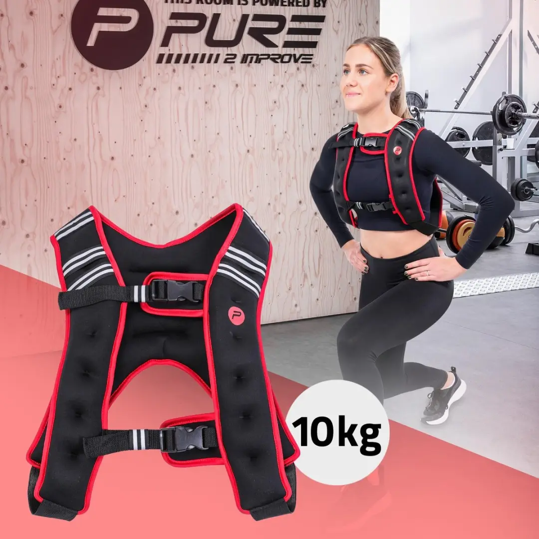 Pure2Improve Gewichtsvest 10kg - afbeelding 6 van 6