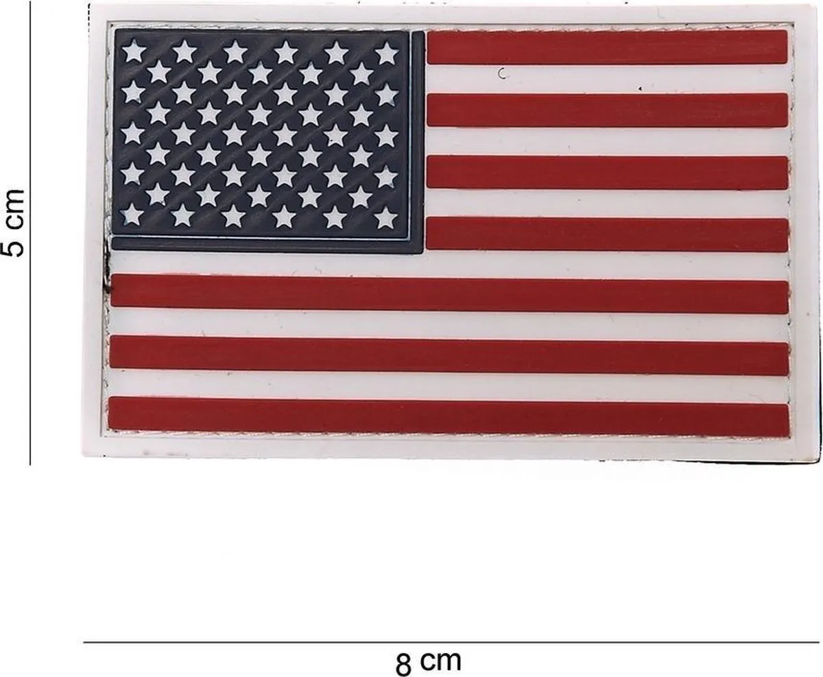 101 Inc Embleem 3D PVC USA 11182