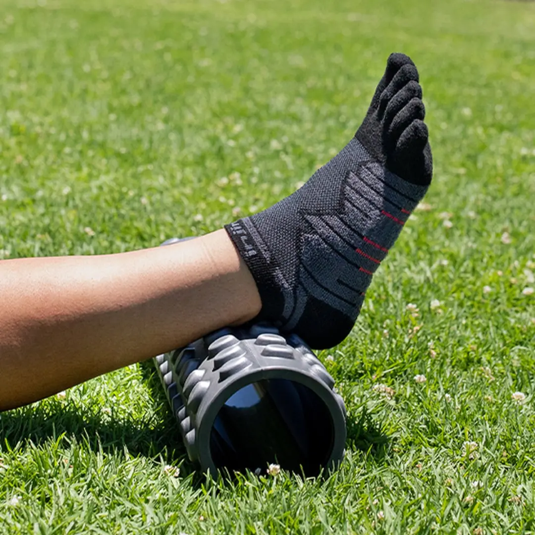 Injinji Ultra Run No-Show Teensokken - Zwart - afbeelding 6 van 6