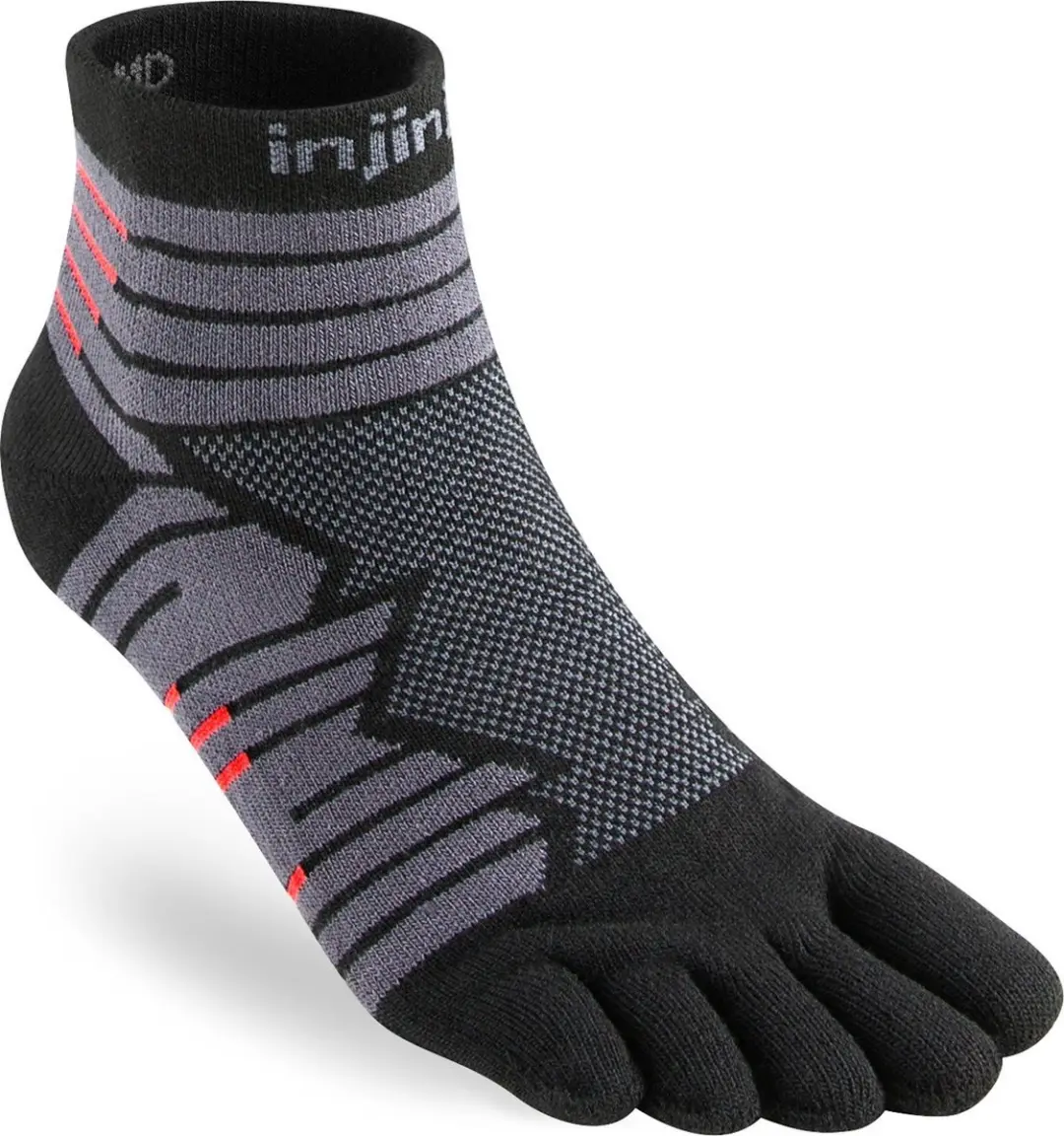 Injinji Ultra Run Mini-Crew Teensokken - Onyx - afbeelding 4 van 5
