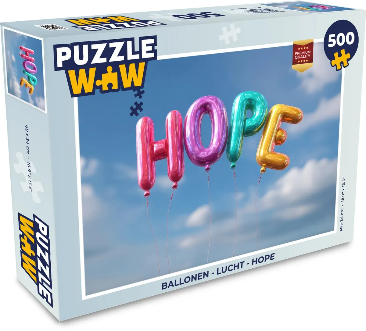 PuzzleWow Hope Legpuzzel 500 Stuks