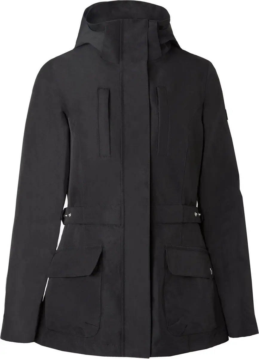 Horze Jadine dames technische waterdichte zomer rijjas, Black, 38