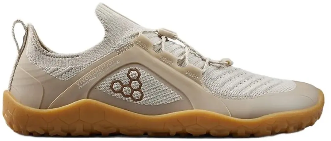 Vivobarefoot Primus Trail Knit Fg Barefoot Trailschoenen Beige EU 41 Vrouw