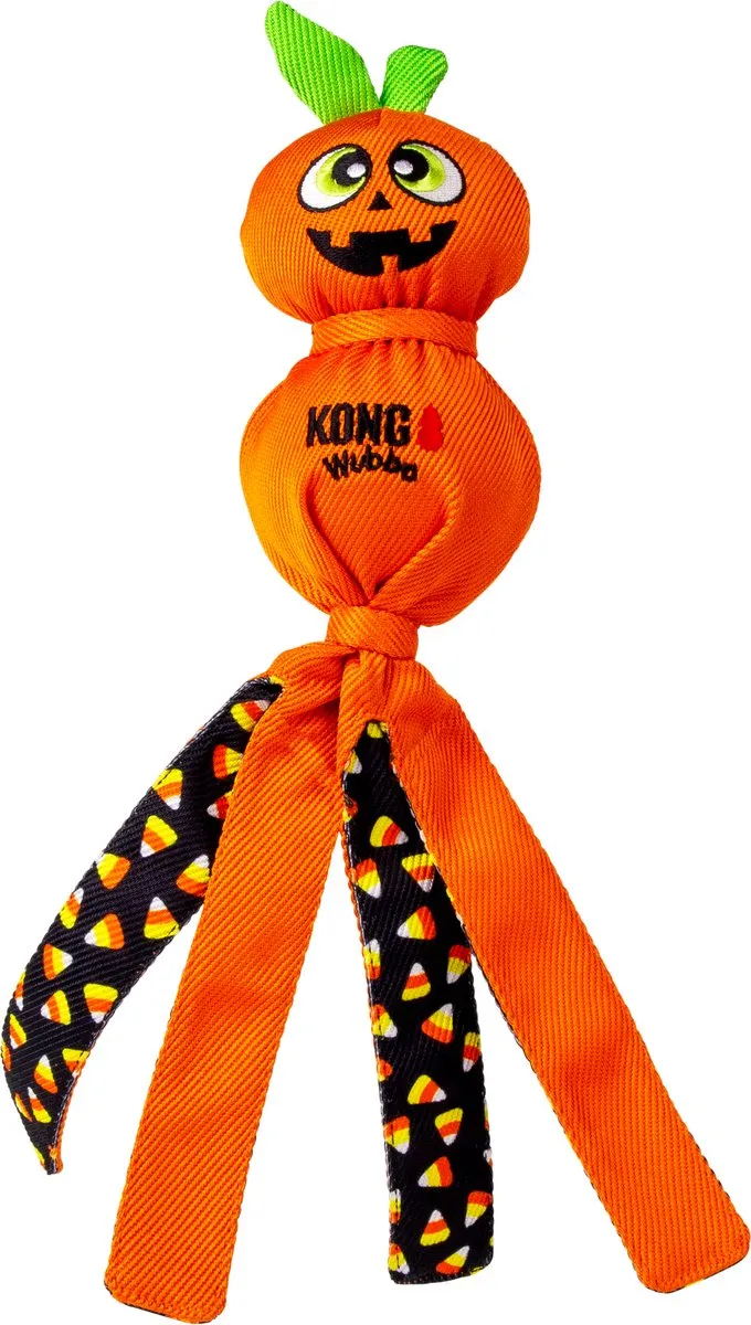 KONG Halloween Wubba Ballistic Pompoen 37x8,5x8,5cm