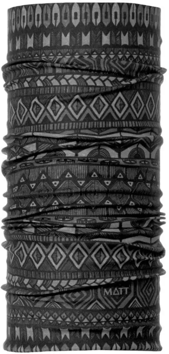 Matt Coolmax Eco Nekwarmer Zwart Man