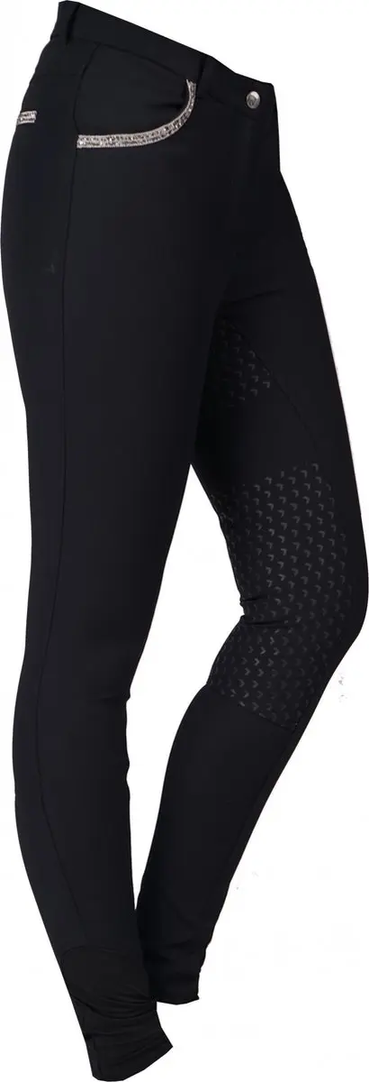 Horka Rijbroek Nicola Dames Nylon Zwart Maat 34