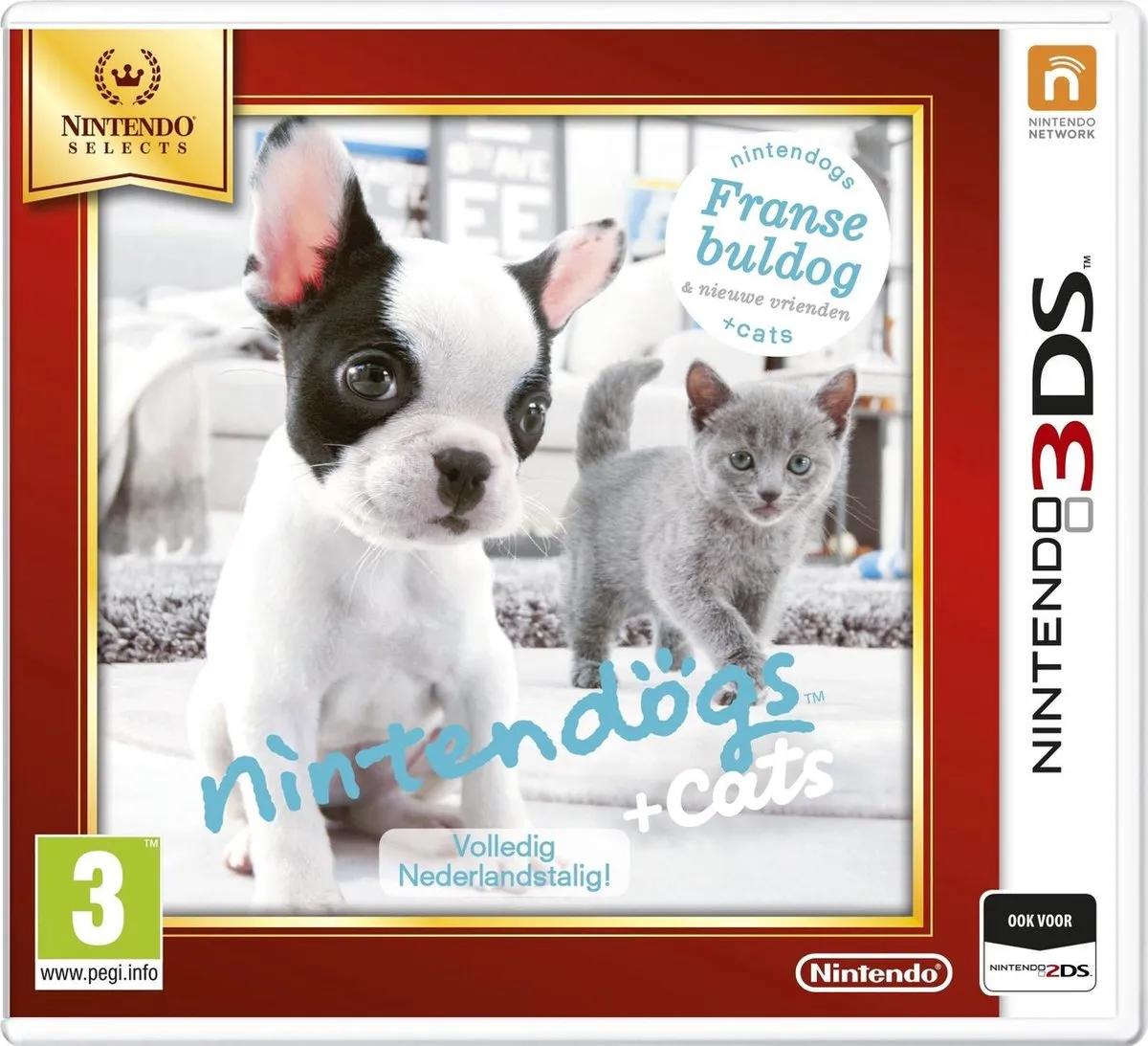 Nintendo Nintendogs + Cats Franse Buldog & Nieuwe Vrienden