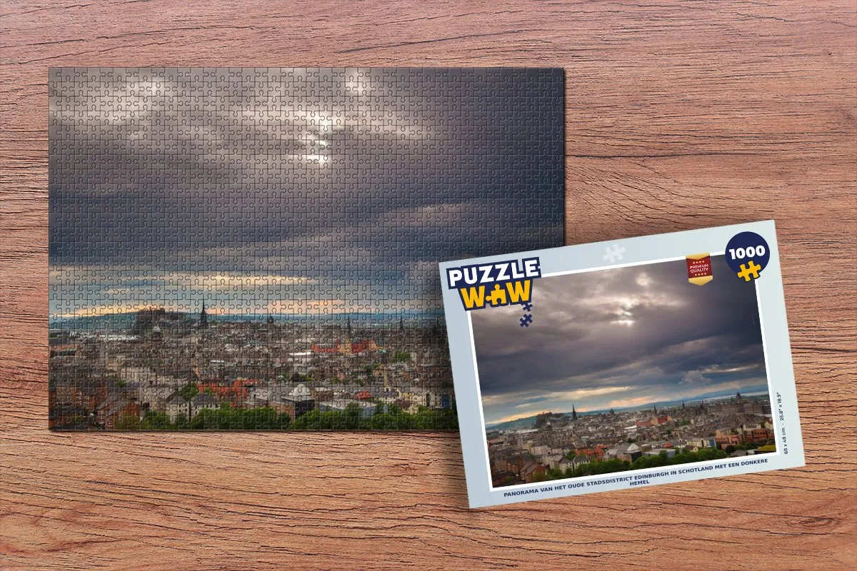 PuzzleWow Architectuur Edinburgh Legpuzzel 1000 Stuks