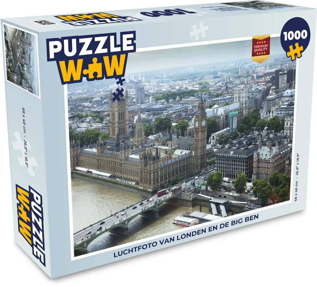 PuzzleWow Londen & Big Ben Legpuzzel 1000 Stuks