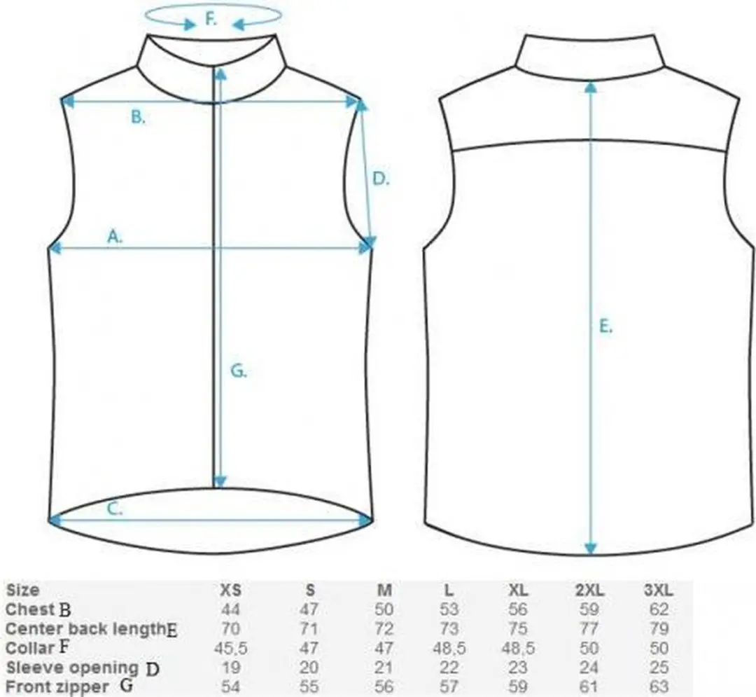 WOWOW Maverick Fietsjas XXXL - Fietsshirt zonder mouwen - EN 1150 certificaat - afbeelding 4 van 5
