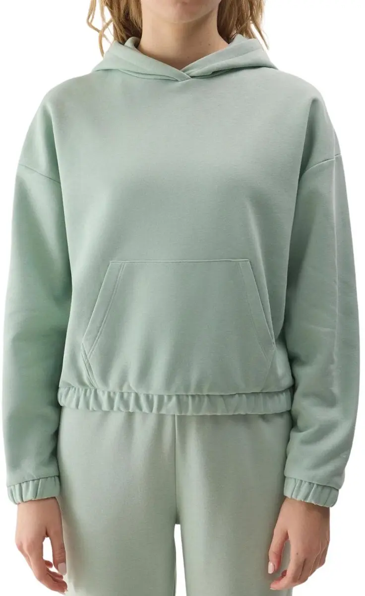 4F Dames Sweatshirt Lichtgroen - Maat M - afbeelding 4 van 4