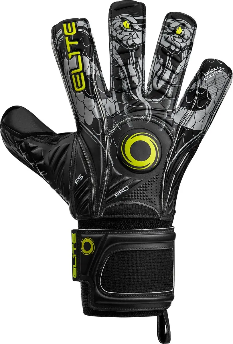 Elite Sport Vibora Keepershandschoenen - Zwart - afbeelding 6 van 6