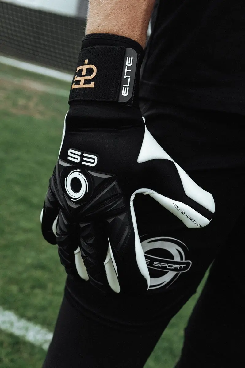Elite Sport Vibora Keepershandschoenen - Zwart - afbeelding 4 van 6