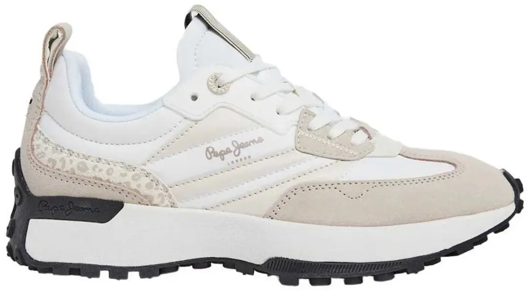 Pepe Jeans Lucky Print Leren Sneakers - afbeelding 3 van 6