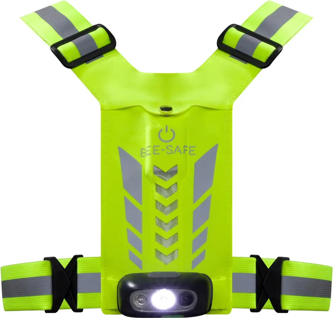 Bee Safe Led Harness USB Phone Pocket Glow