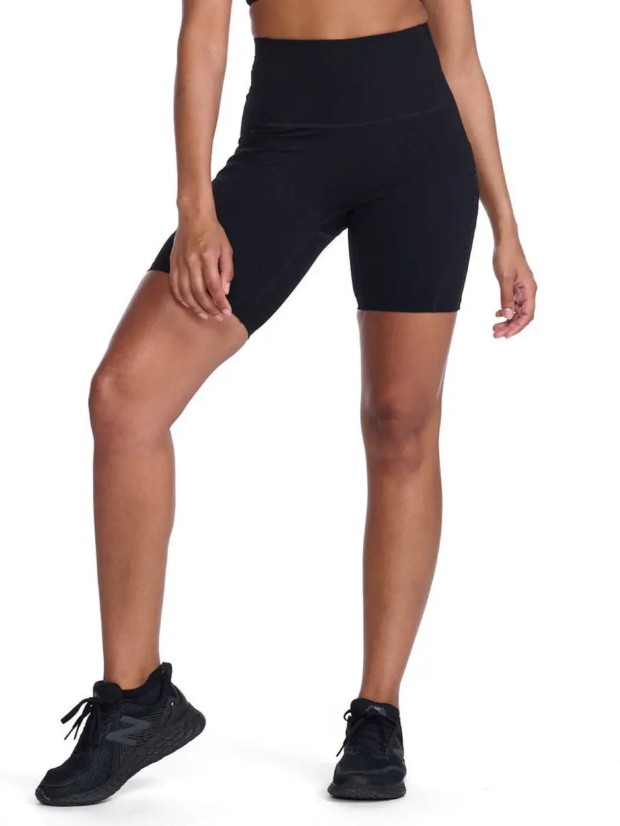 2xu Form Stash Hi-rise Compressie Shorts Zwart L Vrouw