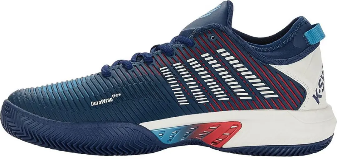 K-Swiss, Hypercourt Supreme Hb Gravel Heren Tennsischoenen, Blauw, EU 42,5