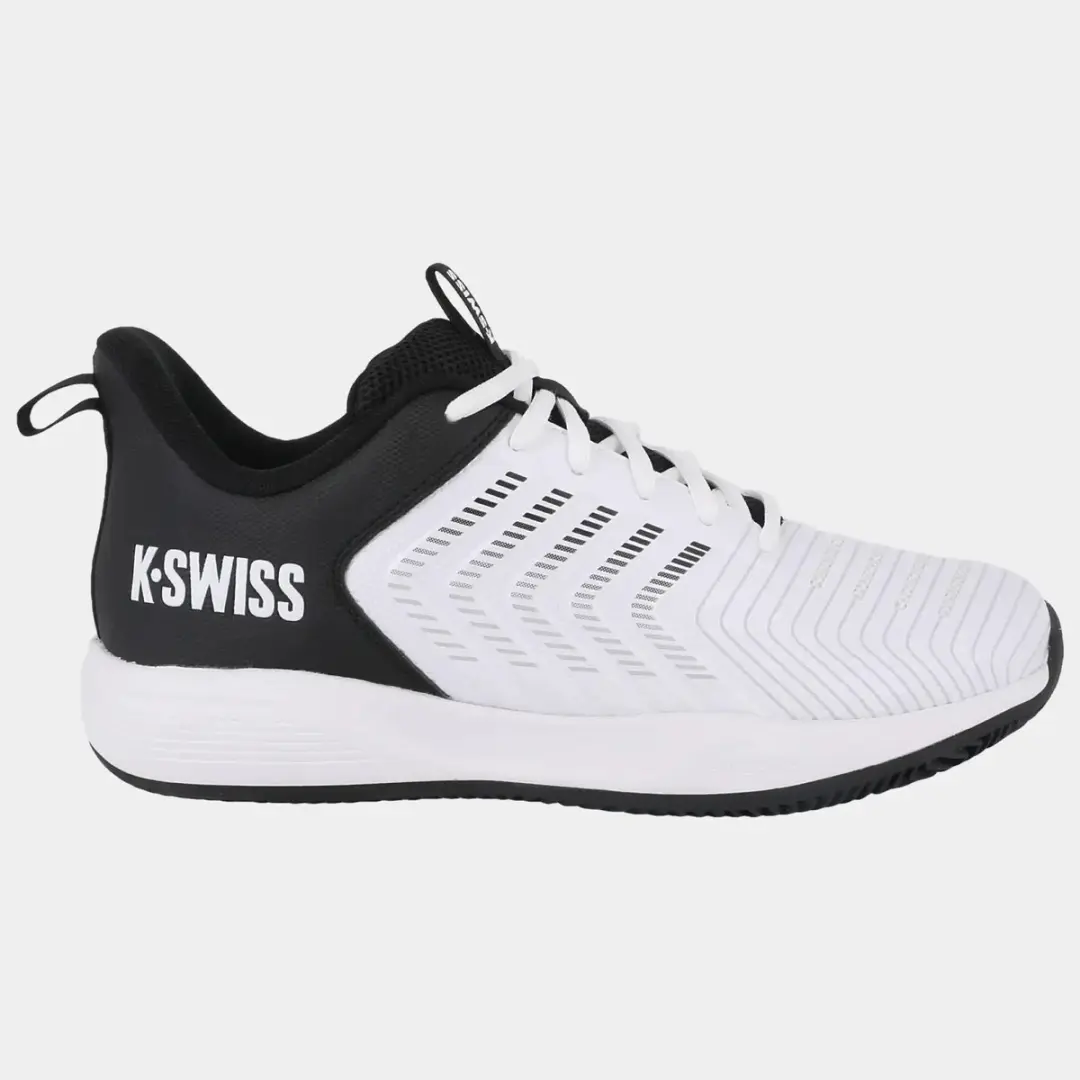 K-Swiss Ultrashot Light Clay Heren Tennisschoen Wit/Zwart Maat : 41