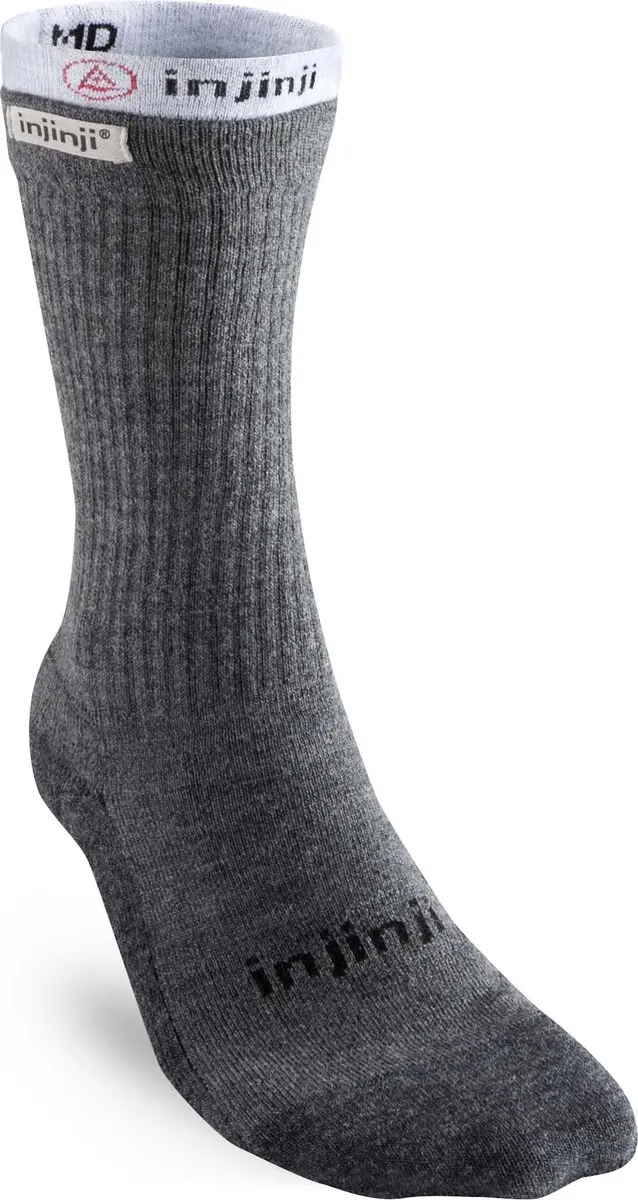 Injinji Liner+Hiker Crew Teensokken Wol - Charcoal - S/M - afbeelding 3 van 3