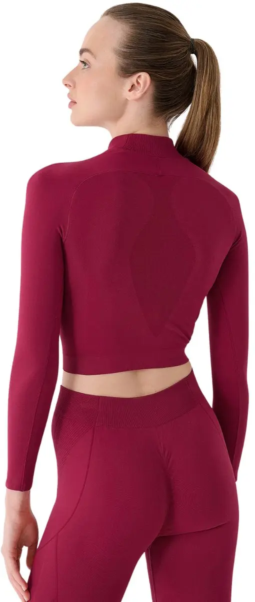 4F Dames Longsleeve FNK Bordeaux - afbeelding 6 van 6